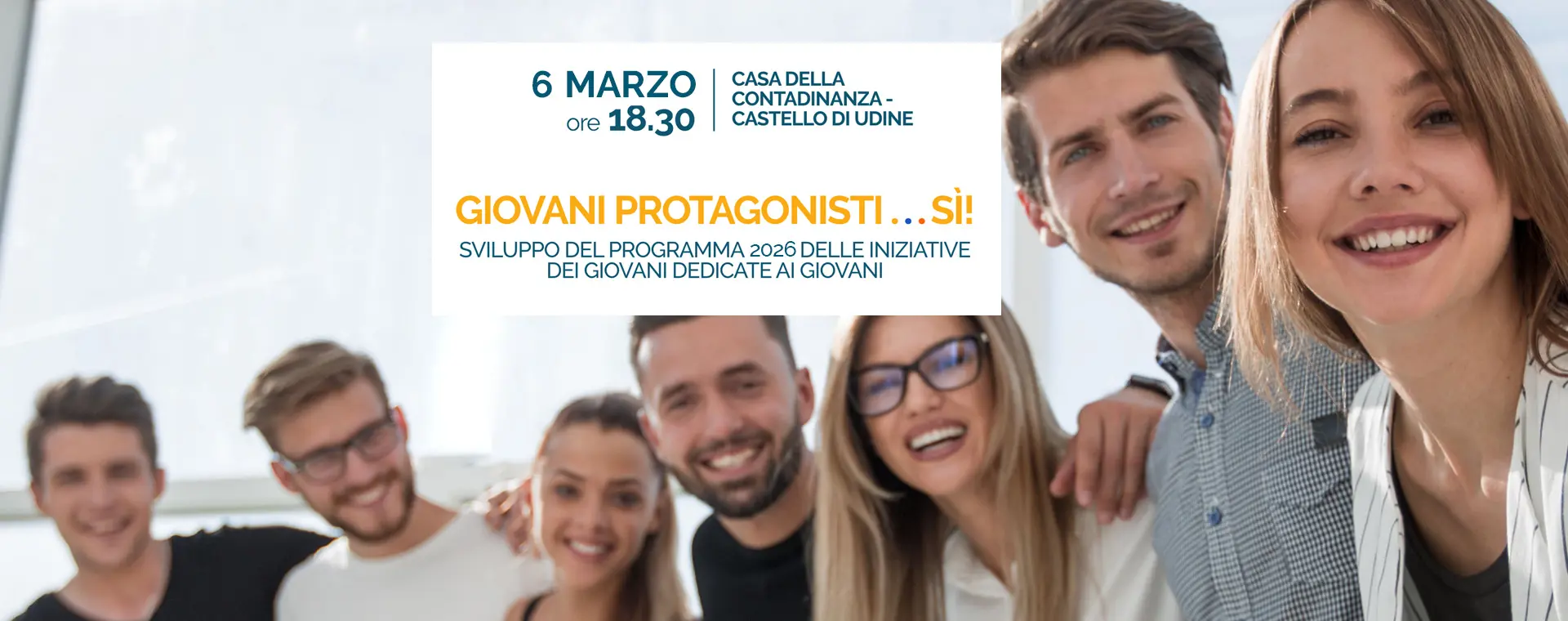 Scopri il nuovo evento dedicato ai Giovani! 